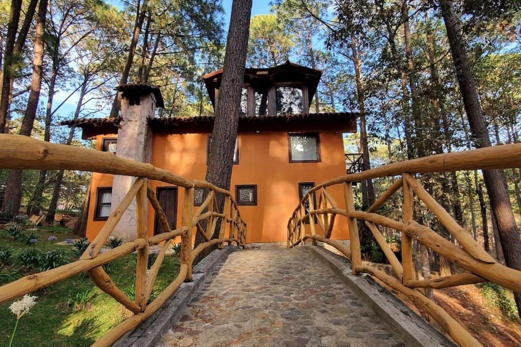 Cabana Rustica A 1Km De Cascada Mazamitla Eksteriør bilde
